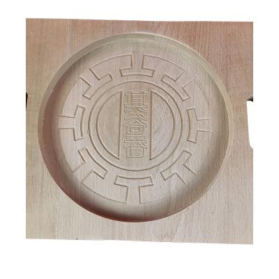 China Solid Wood Baking Pan Cake Tray Mold Cake Tray Wooden Round Wooden Household Pizza Tray Household Wooden Baking Bamboo Western Food for sale