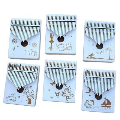 China portable e-commerce musical instrument 21 inch tone piano kalimba finger piano border hand pluck Kalimba OME 21 inch for sale