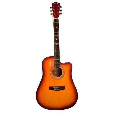 China Basswood B-D41S Amazon Factory Wholesale Cheap High Quality Beginner Hot Selling Easy To Use Acoustic Guitar for sale