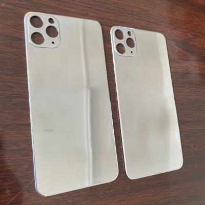 China Aluminum Cell Phone Polished Back Plate For iPhone 11 Metal Back Cover for sale