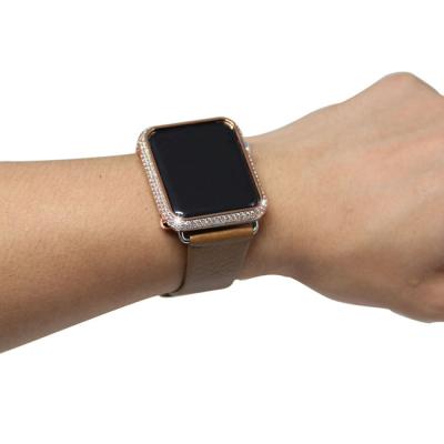 China Metal Crystal Aluminum Case For Apple Watch Bumper 38mm 42mm For Apple Watch Case for sale