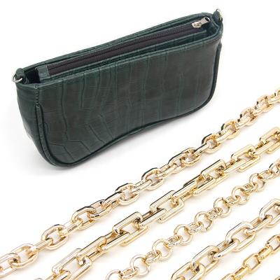 China Custom Luxury Gold Plated Acrylic Cross - Body Sling Bag Tie On Shoulder Custom Chains For Handbag for sale