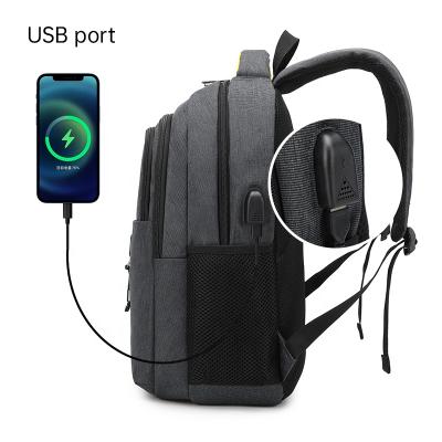 China With USB Large Capacity Mochila Laptop Business Backpack Travel Backpack Zippers Computer Bag Waterproof Package for sale