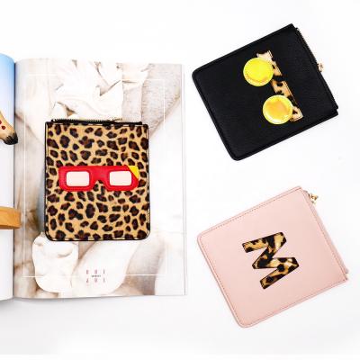 China Small Coin Pocket Zipper Pouch Bag Fake Custom Funny Cute Multi Ladies Multi Change Fashion Making Design PU Leather Coin Purse for sale