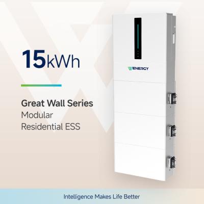 中国 15kW ホーム エネルギー 貯蔵 バッテリー 家電 バッテリー バックアップ モジュール設計 販売のため