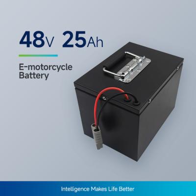 China E bike E Motorcycle Battery 48V 25Ah , LiFePO4 Electric Scooter Lithium Battery for sale