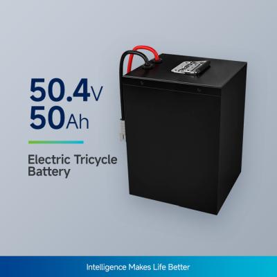 China 50.4V50Ah E Tricycle Battery Lifepo4 Lithium Battery Pack For Rickshaw And Tuk Tuks for sale