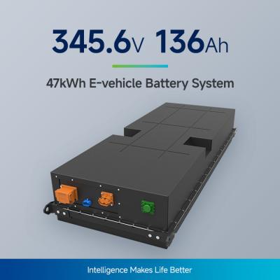 China NMC High Energy Density elektrische vrachtwagenbatterij, 47KWh pickup truck batterij 136Ah Te koop