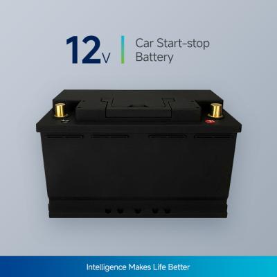 China 12V80Ah 2000 Fahrräder Auto Start Stop Batterie, HEV und Passagier EV Batterie zu verkaufen