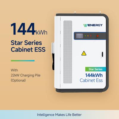 中国 エネルギー貯蔵キャビネット 144kWh オールインワン (PV,ESS,ディーゼル,EVの充電能力を統合) 販売のため