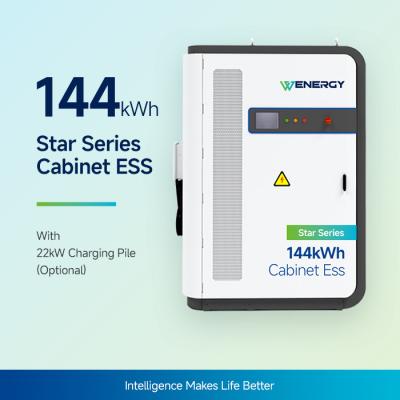 China 144kWh Safe Solar Diesel Hybrid Energy Storage System Cabinet for sale