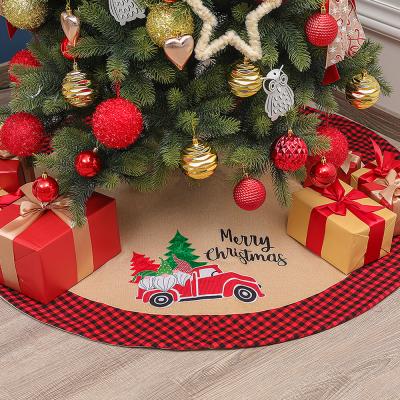 China Car Image Christmas Car Tree Skirt for sale