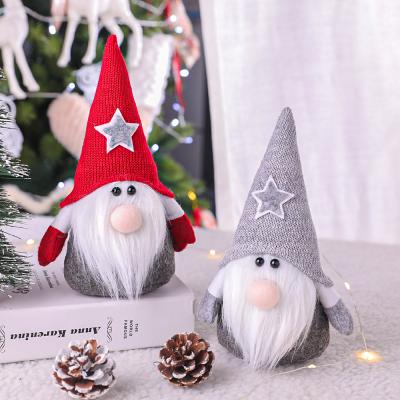 China Standing Home Decoration Toy Doll Ornament Christmas Santa Elf Gnome Plush Figure Christmas Decoration Christamas Decoration for sale