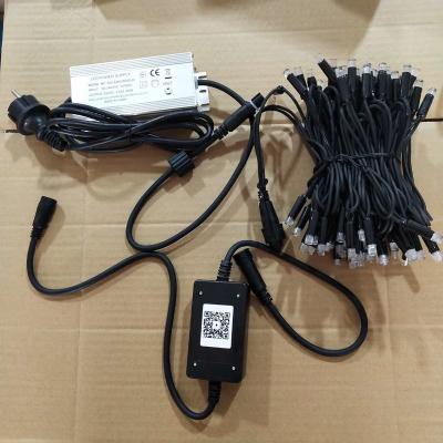 China NLights Digital LED String Light Christmas light with PLC Controller en venta