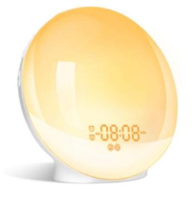 China 2020 NEW Wake up light WiFi Smart Digital Table Alarm Clock for sale