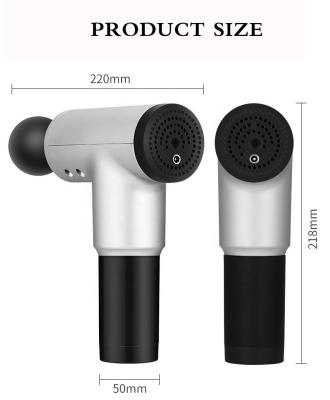 China Powerful Body Percussion Fascial Cordless Deep Tissue Recovery Health Design Wireless Massage Gun for sale