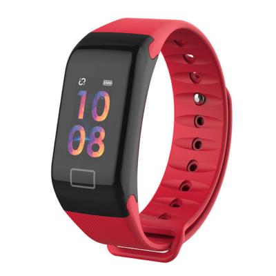 China 2019 Hot Selling TPU Color Touch Screen F1 Plus Smart Wristband Activity Tracker Waterproof IP67 Sports Band for sale