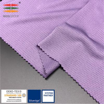 China Wicking SPORTSWEAR SOFT HAND FEELING POCKET/LINING PANEL FABRIC 100% POLYESTER CIRCULAR TO KNIT HYDROPHILIC MESH for sale