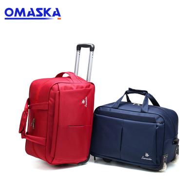 China Factory Manufacturers Wholesale EVA Nylon Material Cheap Price OEM/ODM Fashion Duffel Bag With Wheel for sale