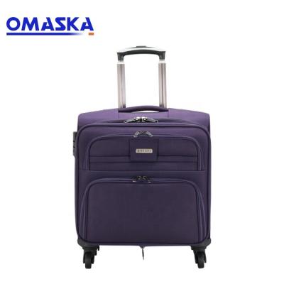 China Custom Logo OEM Oxford Nylon Trolley Bags Factory Wholesale Business Cabin Crew Luggage for sale