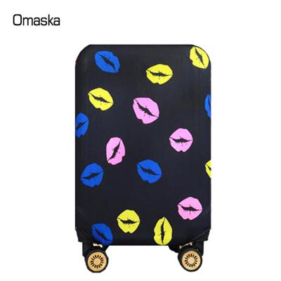 China New 2020 new design colorful spandex fits custom 18-32 inch luggage printing luggage cover suitcse protector for sale