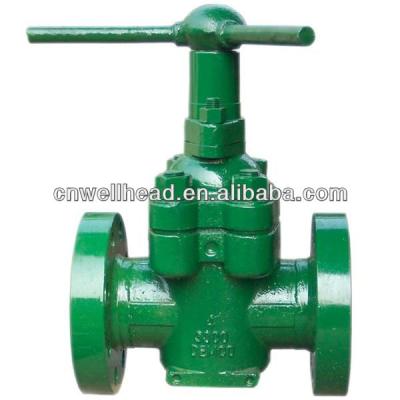 China API 6A DM General Mud Gate Valve, 3M Flanged Type Mud Valve 4 Inch for sale