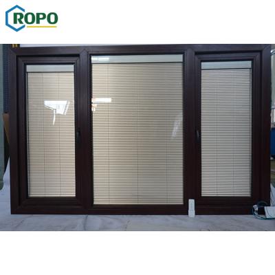 China General Frame Magnetic Screen Australia 3 Panel Casement Aluminum Glass Windows for sale