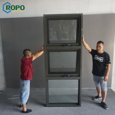 China Australia Standard High Quality Magnetic Chain Winder Aluminum Screen Window, Window With Chain Winder for sale