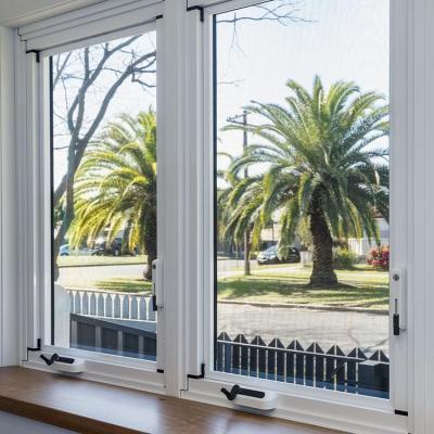 China Magnetic Screen High Quality Thermal Break Aluminum Alloy Casement Window For Home for sale