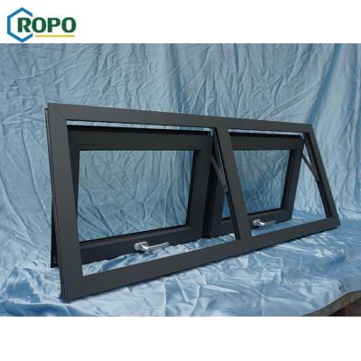 China Residential Anodized Triple Magnetic Screen Treatment Gloss Tent Window for sale