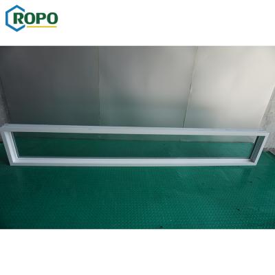 China Magnetic Screen AWA High Quality Aluminum Heat Double Insulation Glaze Fix Glass Rectangular Window for sale