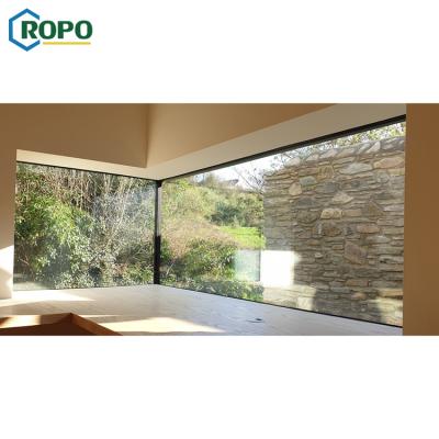 China Aluminum Magnetic Fix High Quality Glass Screen Netting Corner Window for sale