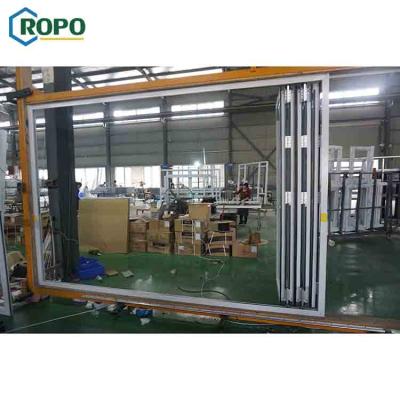 China AGGA Hurricane Proof Best Price Aluminum Alloy Waterproof Interior Folding Door for sale