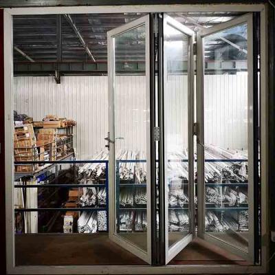 China Hurricane Proof China Prices Philippines Aluminum Alloy Waterproof Folding Door for sale