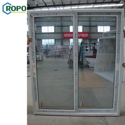 China Modern AWA And WERS Certified PVC Glass Plate Price External Door for sale