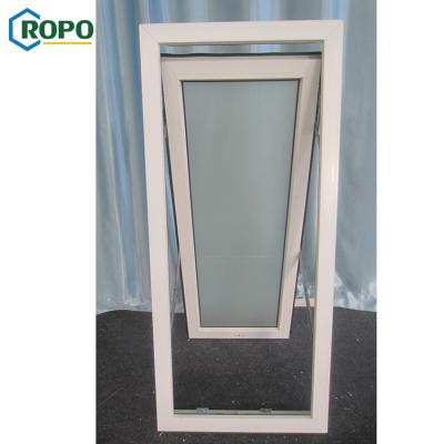 China Magnetic Upvc Bathroom Air Ventilation Screen Supplier Local Top Hung Window for sale