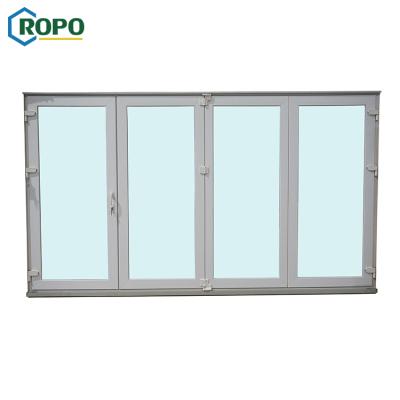 China AS2047 Modern Hurricane Proof Patio Modern Bi Folding Interior PVC Door for sale