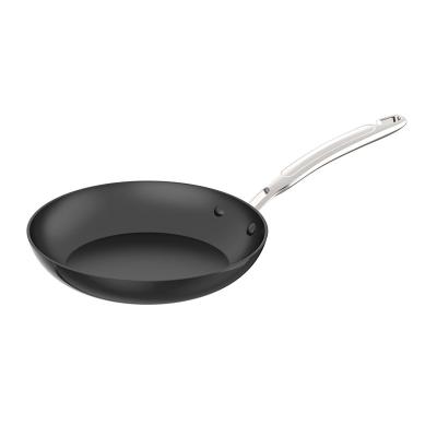 China Sustainable Factory Price Three Layers Bottom High Temperature Lacquer Aluminium Nonstick Frypan for sale