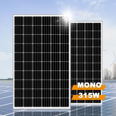 China Anodized Aluminum Alloy Mono PV Solar Panels 300W 315w 320w for sale