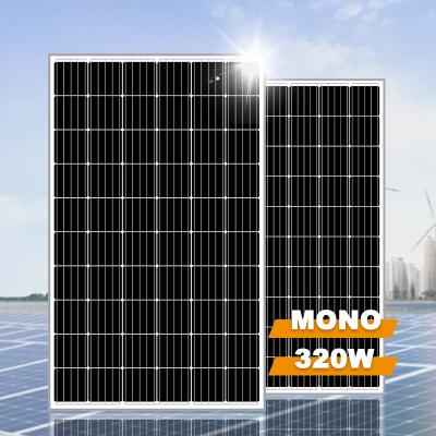 China Class A Mono Solar Photovoltaic Panel China Manufacturer 320W Watt Solar Panel Flexible Solar Panel Price for sale