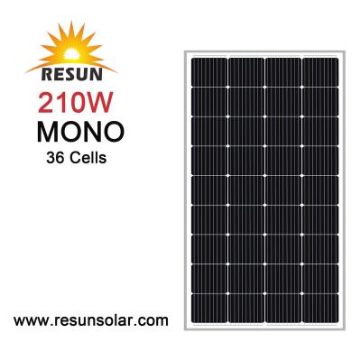 China MONO Class A RS7E-M 9BB 210-230W Monocrystalline Solar Power Panel Small Panels for sale