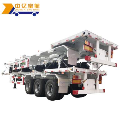 China Truck Trailer 45ft Man Chassis Container Truck Semi Trailer For Sale Philippines for sale