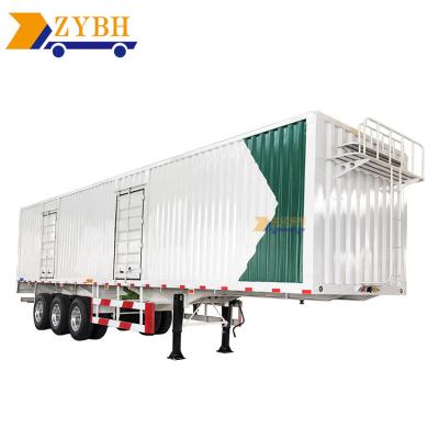 China Commercial Truck Trailer 40 Foot 45ft Lorry Dry Cargo Utility Box Van Semi Trailer Truck Highway Transport For Sale for sale