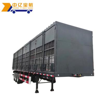 China Safety Low Price Animal Manufacture Horse Sidewall Stake Semi Trailer for sale