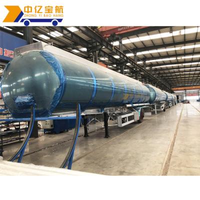 China Chinese manufacture aluminum 50000 liter truck trailer water tank truck tanker trailer gasoline and oil semi for sale