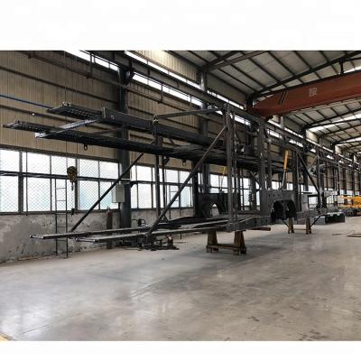 China Security 3 Car 5 6 Hauler Hydraulic Lifting Semi Trailer For Sale for sale