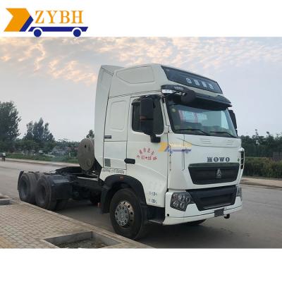 China Used Second Hand Rebuild CNG LNG Tractor Truck LHD 6x4 Sinotruck Howo T7h 430hp 7585*2496*3745 for sale