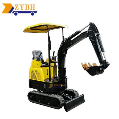 China Building Material Shops Hot Sale China 1ton Mini Household Crawler Excavator Hydraulic 1 Ton Small Digger for sale