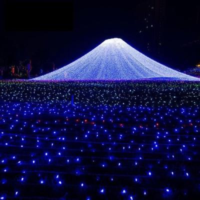 China Custom Size LED Fishing Net Waterproof Energy Saving Christmas Outdoor Decoration Fishing Net Light for sale