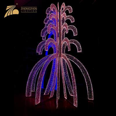 China Custom Energy Saving Street Pole 3D Pattern Christmas Decoration LED Outdoor Lighting for sale